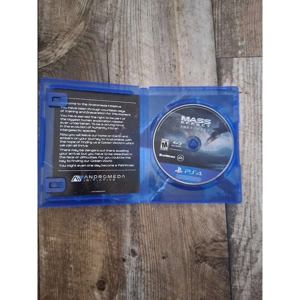 Mass Effect Andromeda Playstation 4 PS4 Game, 2017 Release Rated M